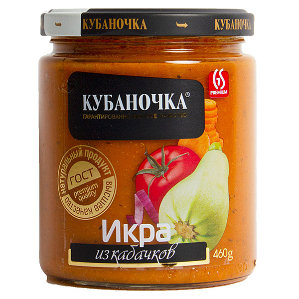 Икра из кабачков Кубаночка 460г СТб Гранд Стар ООО (производитель)