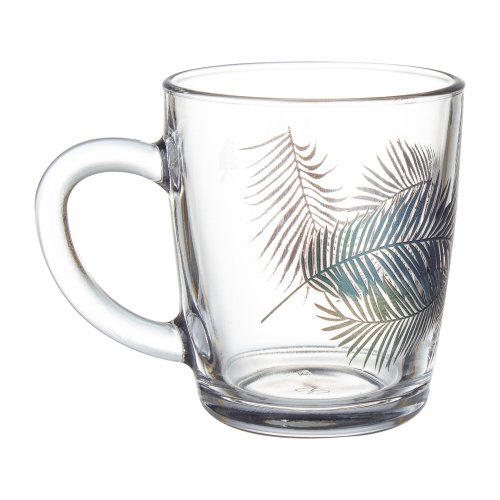 Кружка стекло с деколью 350 мл