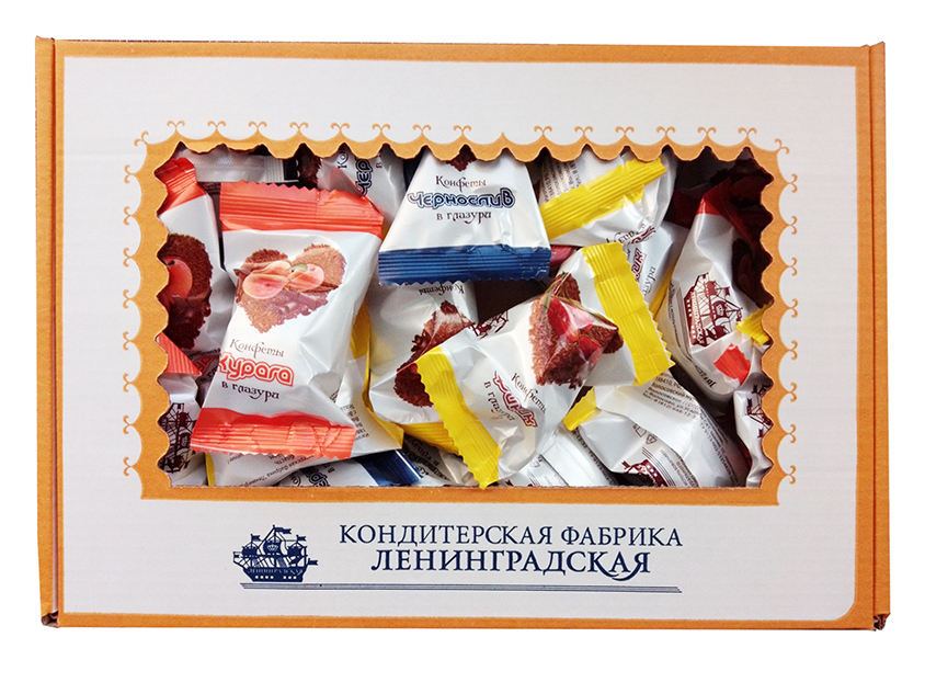 Конфеты в шоколадной глазури Ассорти 500 гр. Ленинградская КФ ООО(производитель)