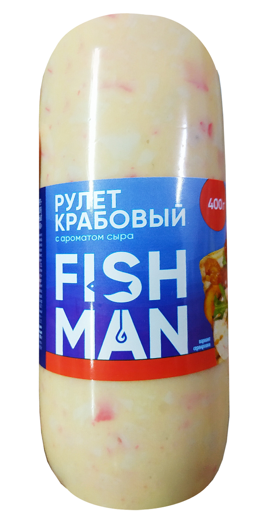 FISHMAN Крабовый рулет с ароматом сыра, 400 г