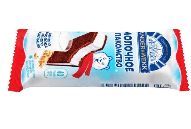 Молочный десерт с бисквитом ANDER WEKK 40 гр. БЗМЖ