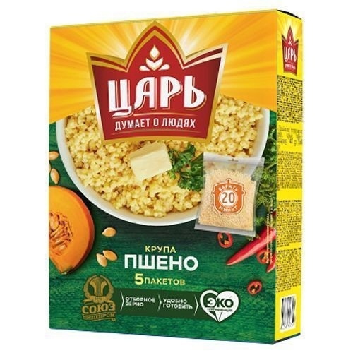 Крупа пшено "Царь" гфр 400г Объединение Союзпищепром