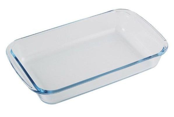 Форма для запекания. 344х223х61мм. Объем 2,7л. Боросиликатное стекло