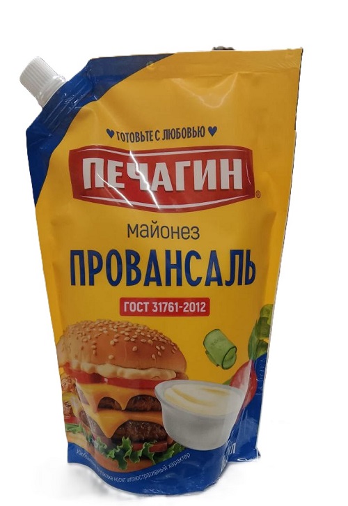 Майонез Провансаль 67% Дой пак 800 мл, Печагин ПК ООО
