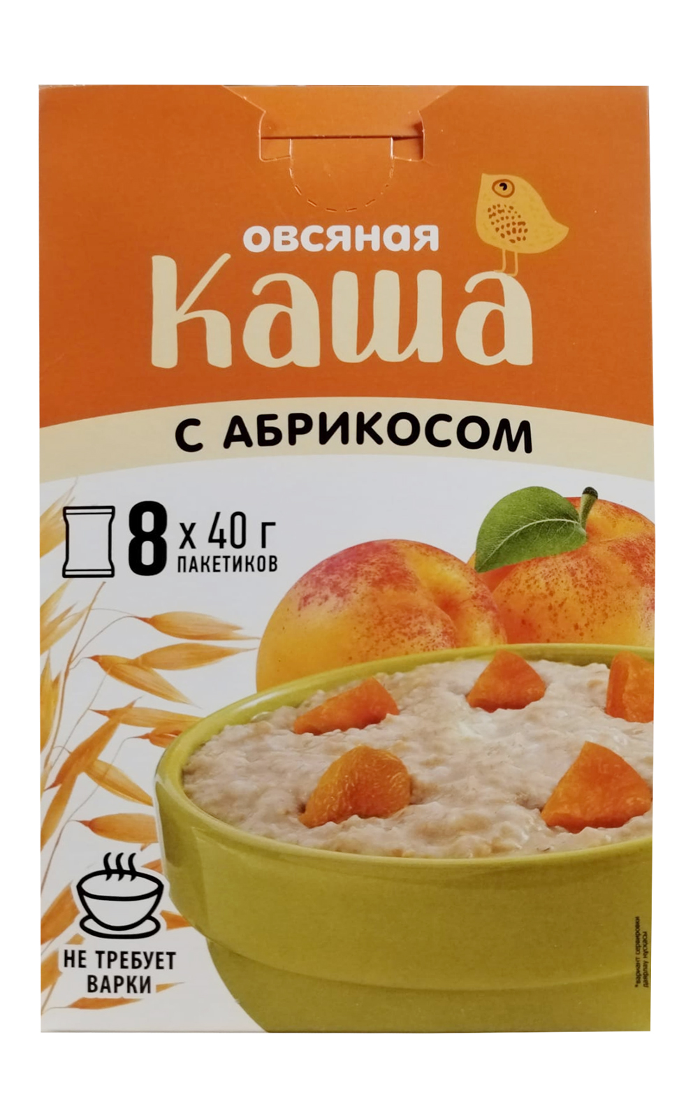 Каша овсяная быстрого приготовления в ассортименте 40гр.*8шт ООО Стандарт