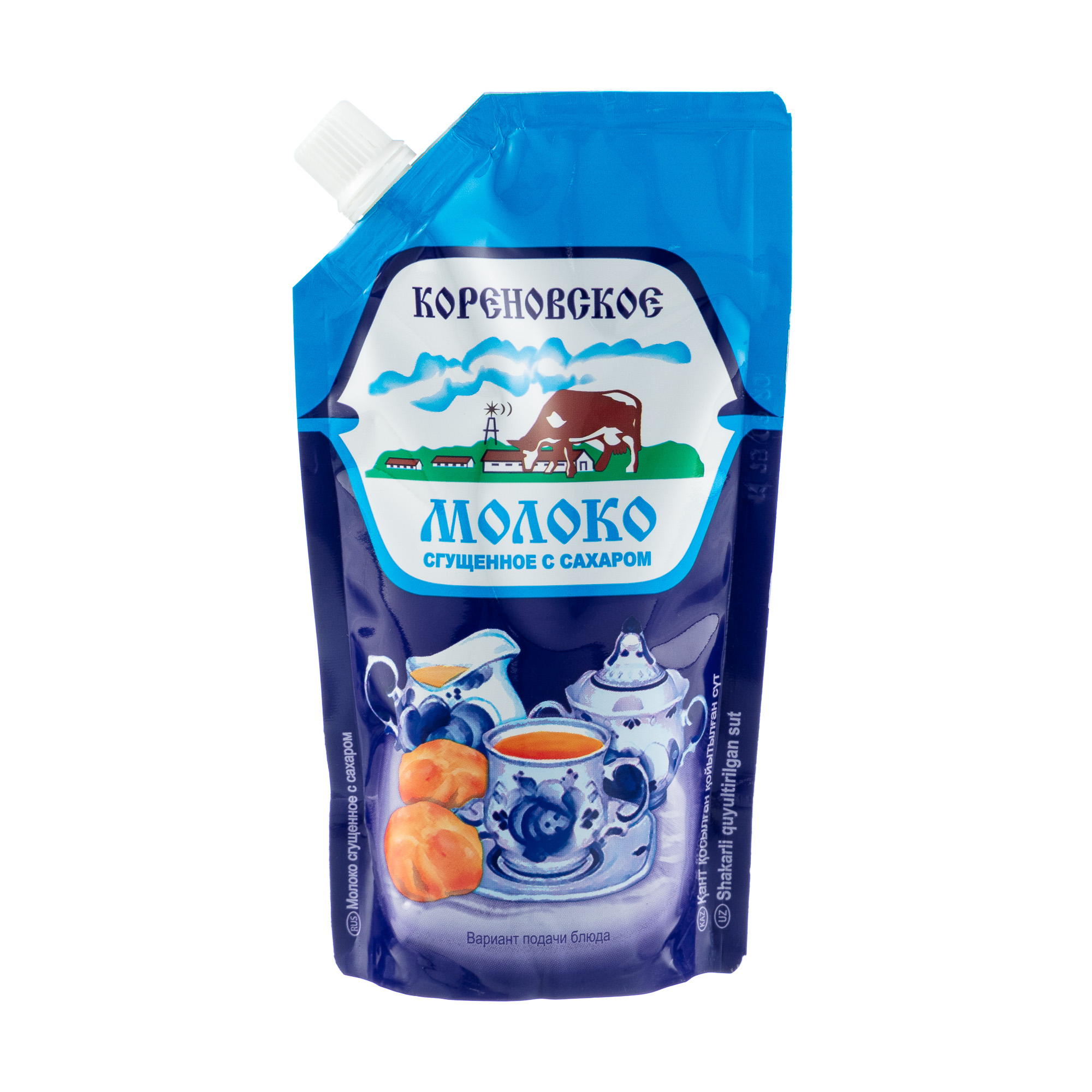 Молоко сгущ. с сах. Кореновское 0,2% 270г Дой Пак