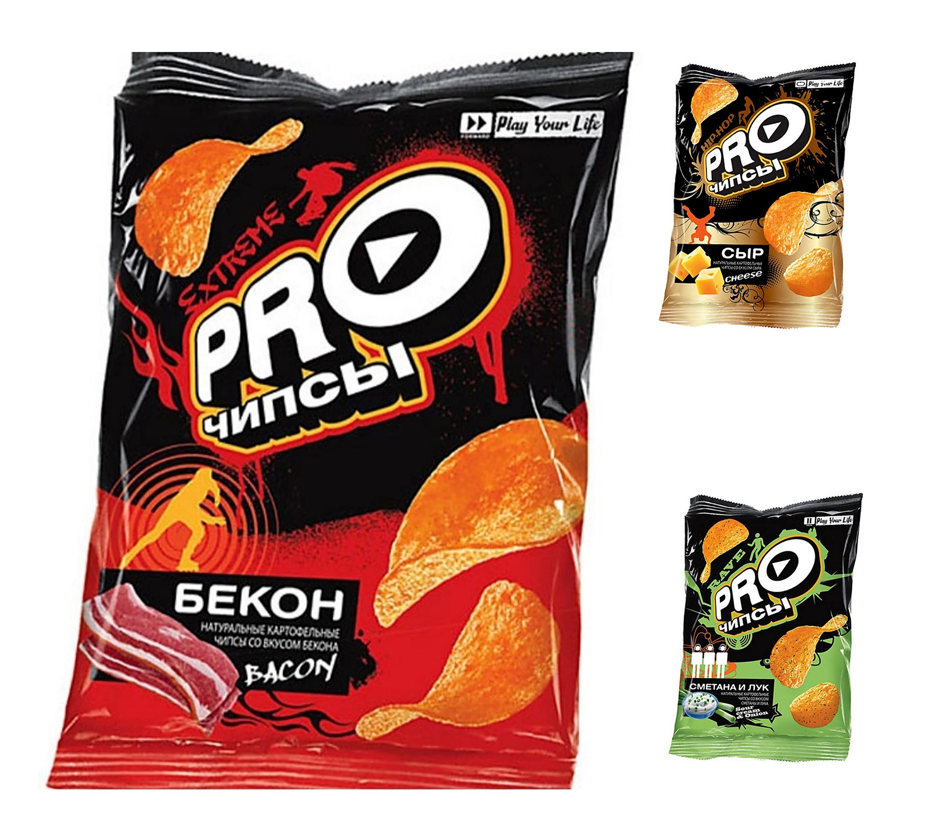 Чипсы Про в ассортименте 150г ООО "КДВ Групп"