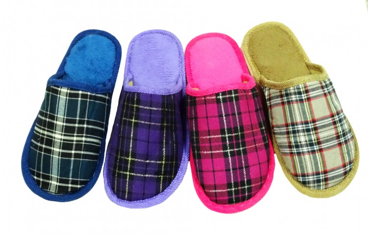 Тапочки женские подошва ЭВА вверх бязь стелька бязь(36 41)