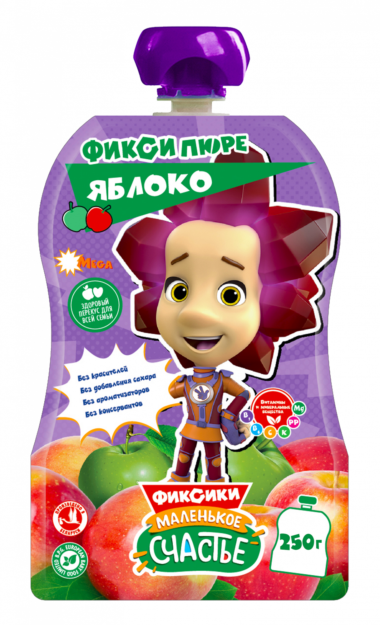 Пюре детское "Витолинка" фруктовое 180гр (гуалапак)