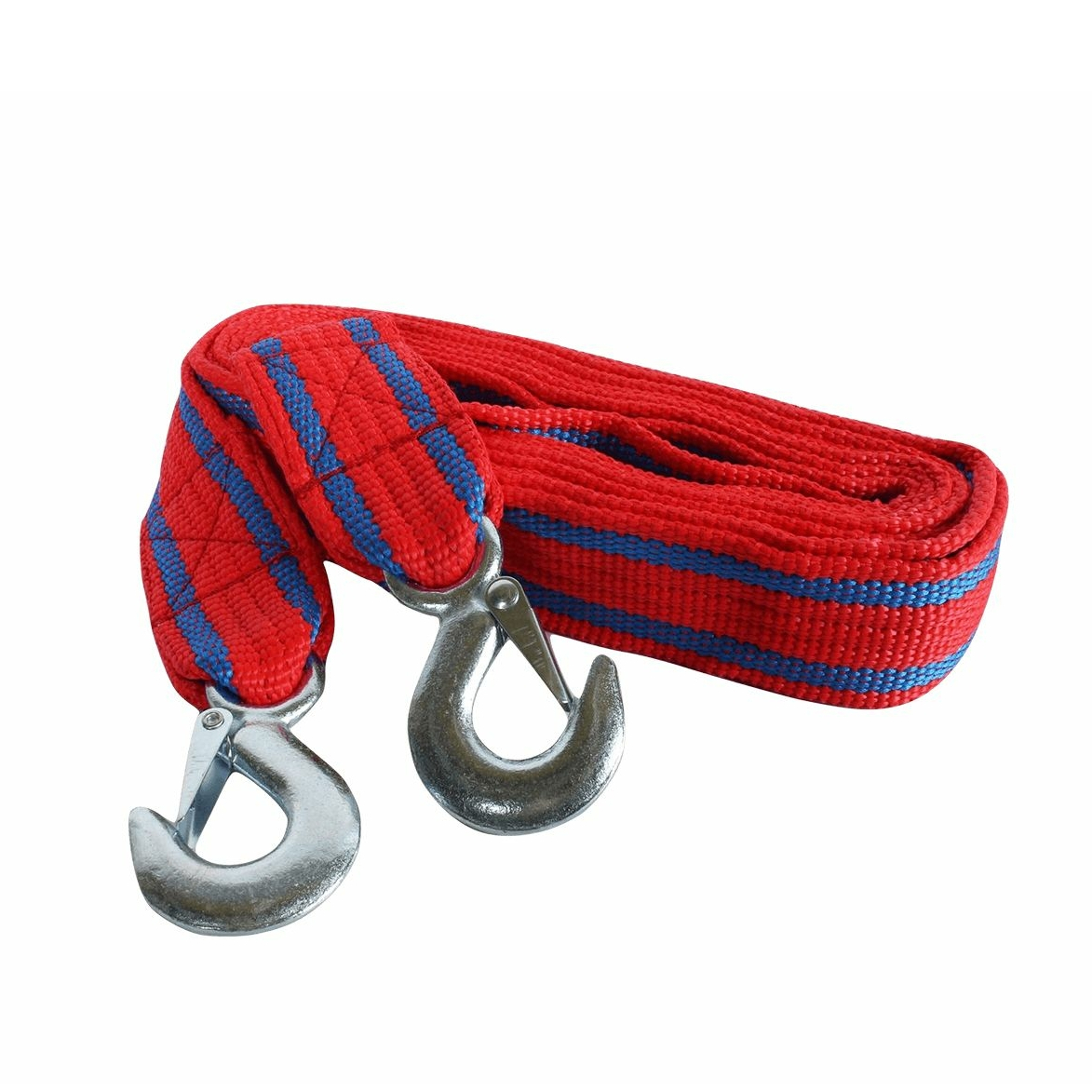 Трос лента буксировочный в пакете 5 т, 5 м, 2 крюка