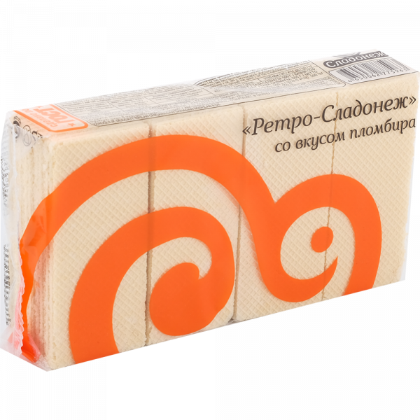 Вафли "Ретро Сладонеж" пломбир, лимон, шоколад, арахис 500гр.