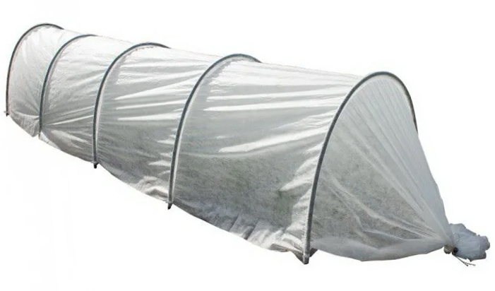 Парник прошитый с укрывным материалом, усиленные дуги, соеденители ПВХ 6м*1.6