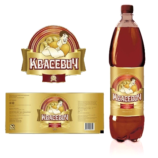 Квас Квасевич 2 л ООО Водоцикл