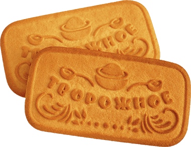 Печенье сахарное "Слободка творожное" 1кг, ООО Кондитерская фабрика, Кировская обл.