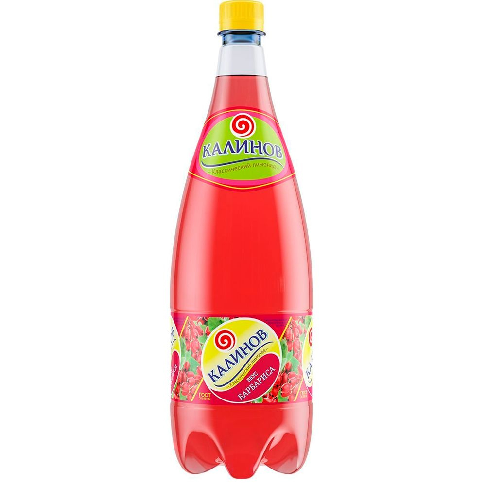 Напиток КАЛИНОВ лимонад вкус барбариса, сильногаз., 1.5 л, Фонте Аква