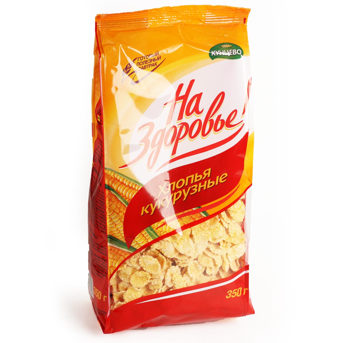 Хлопья Кукурузные, пакет 350гр.